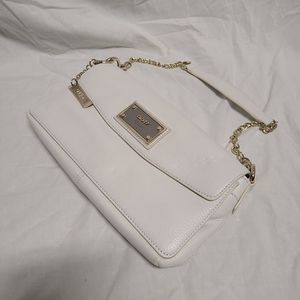 DKNY White Leather Handbag